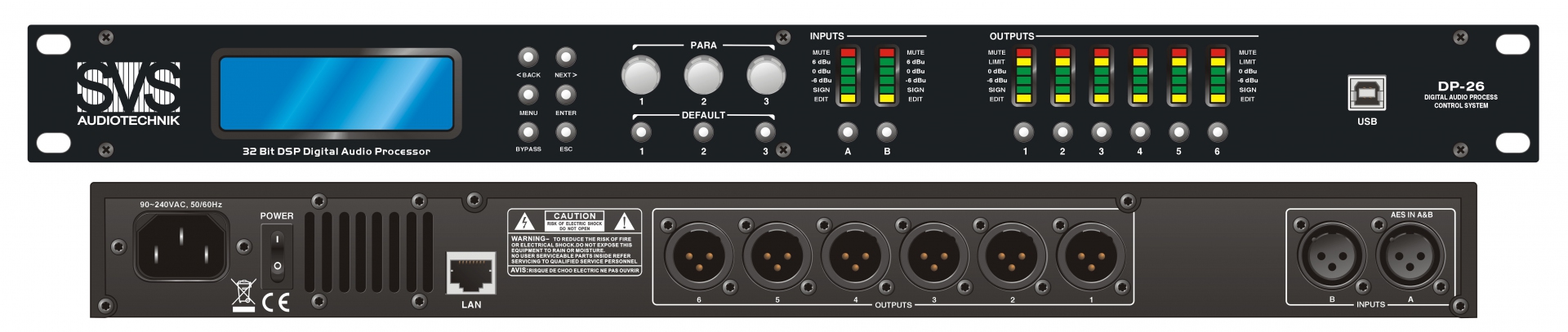 SVS Audiotechnik DP-26 Цифровой процессор: 2 входа 6 выходов в Шадринске