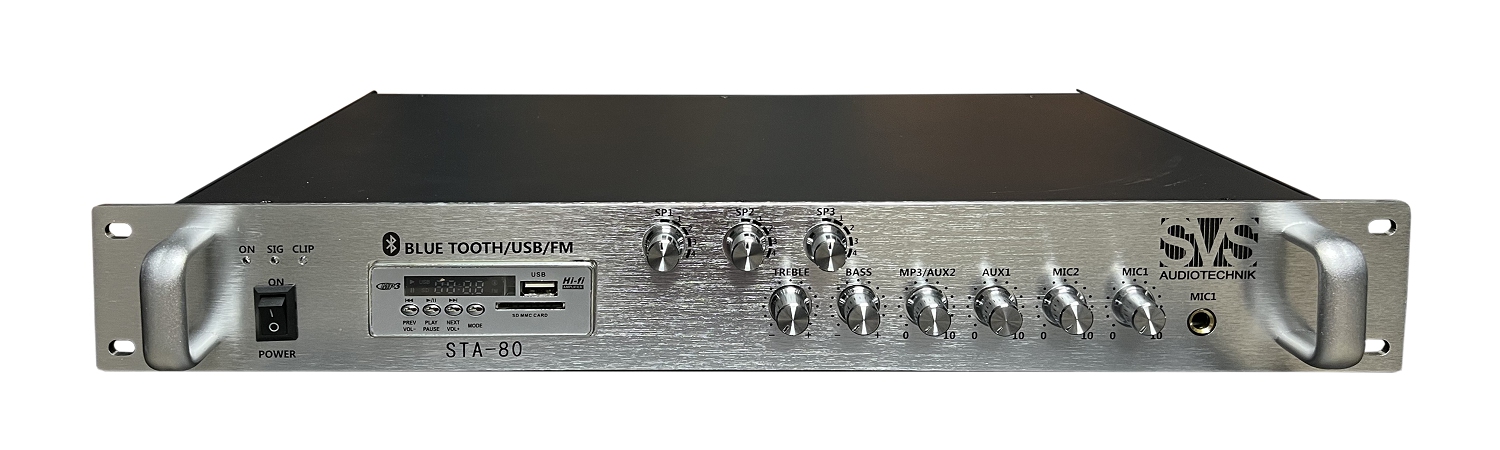 SVS Audiotechnik STA-80 Микшер-усилитель для систем Public Address в Шадринске