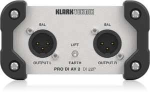 Klark Teknik DI 22P пассивный стерео директ-бокс в Шадринске
